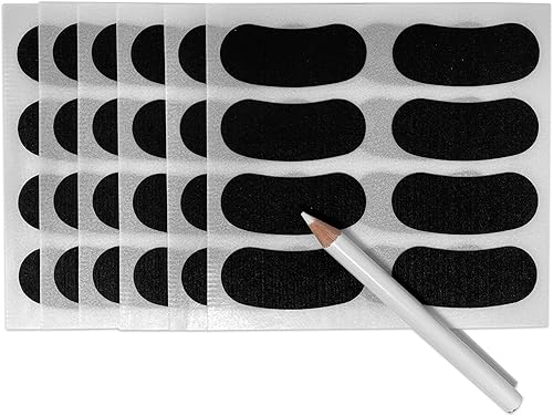 Franklin Sports Eye - Calcomanías negras para niños personalizables letras de béisbol y ojo de fútbol color negro lápiz blanco incluido incluye 24