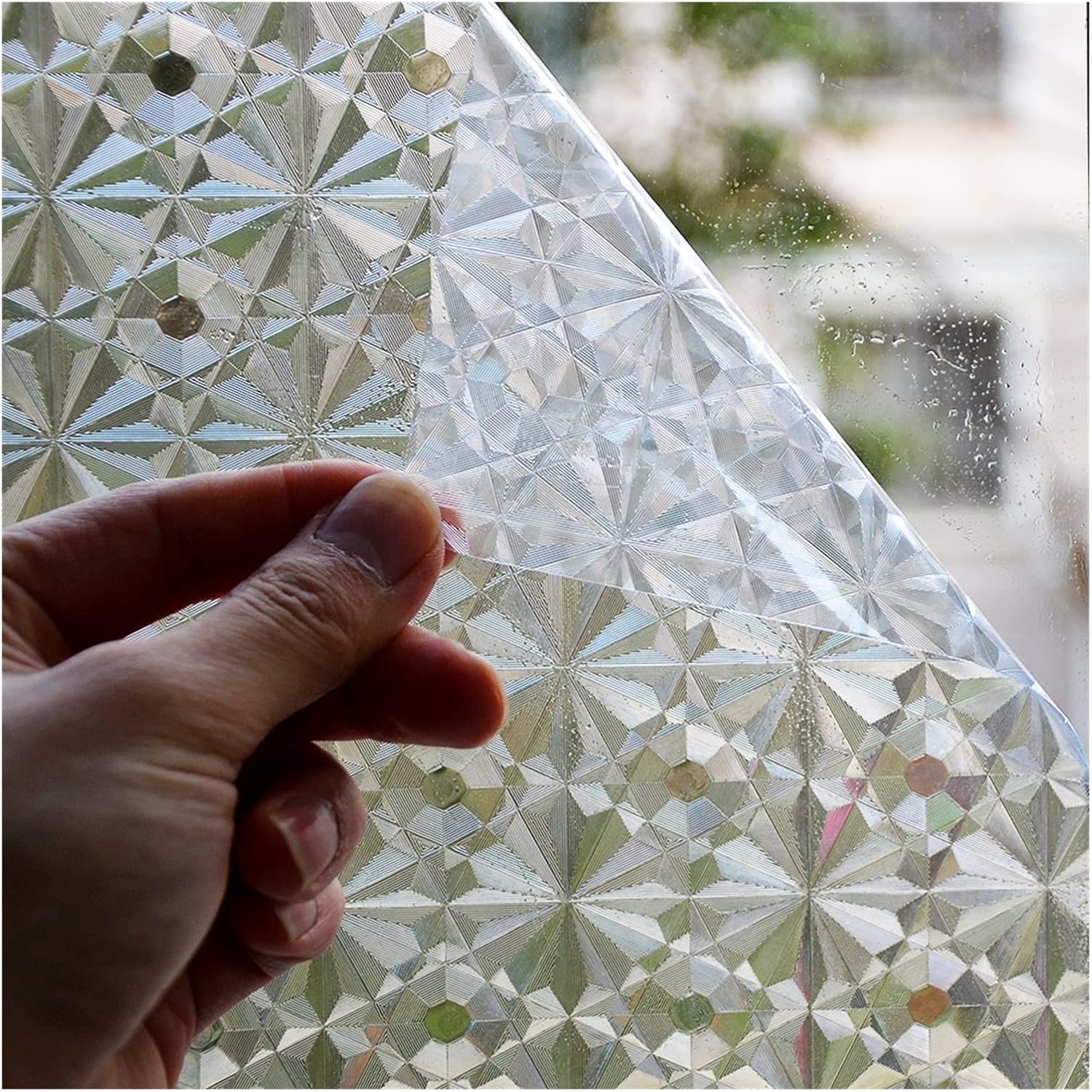 Window Privacy Film Window Film Frosted Privacy Window Film Insulated Glass Sticker Vinyl Anti-UV Sticker Removable Home Insulated Window Sticker Blackout Window Film Window Films(45x100 cm)