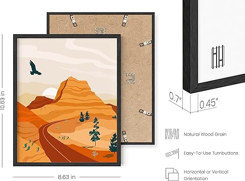 Vista 25 de HAUS AND HUES Juego de póster vintage de parques nacionales, 4 impresiones de parques nacionales, arte abstracto de pared de montaña y naturaleza