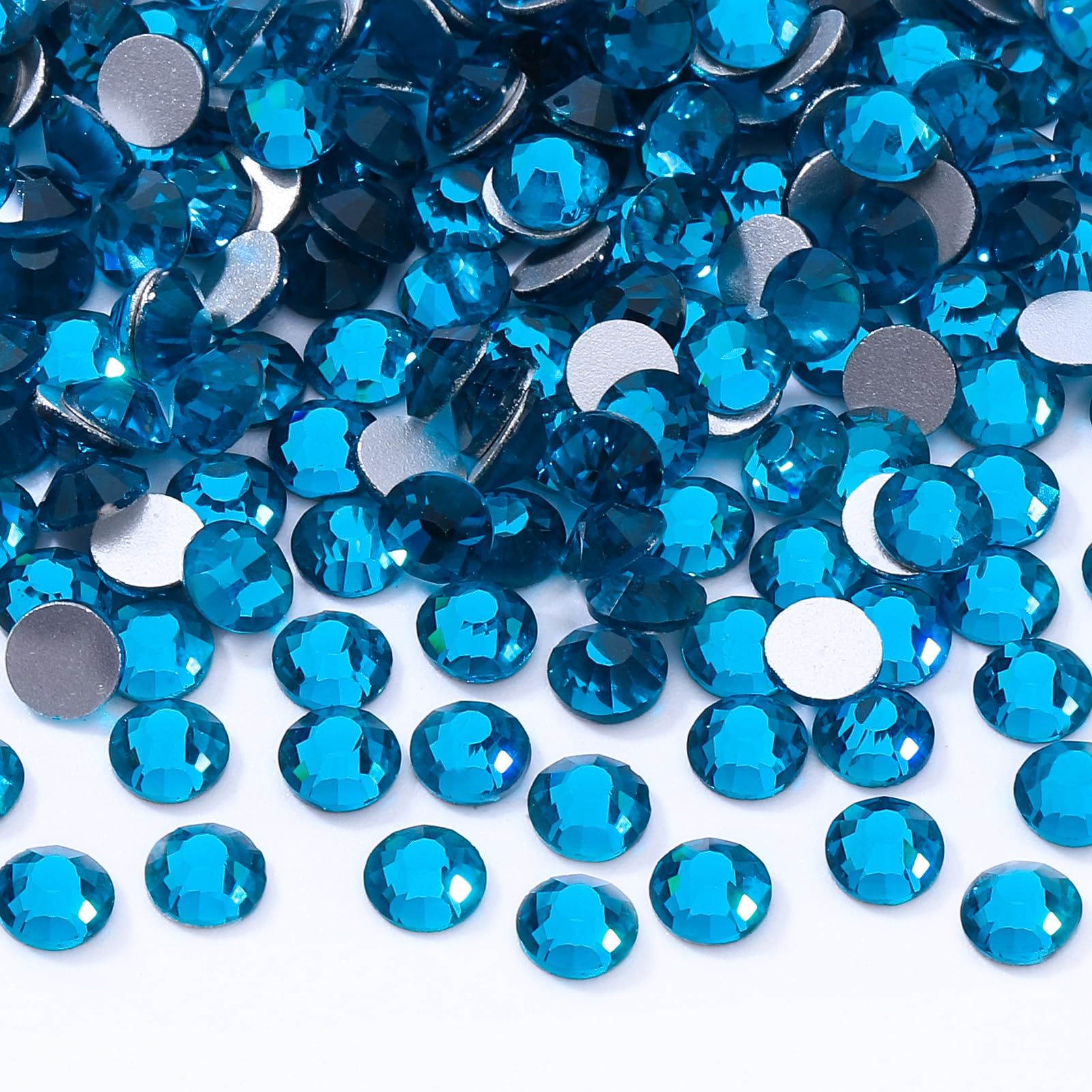 2880PCS Malachite Blue SS20 Flatback Rhinestones(4.6-4.8mm)