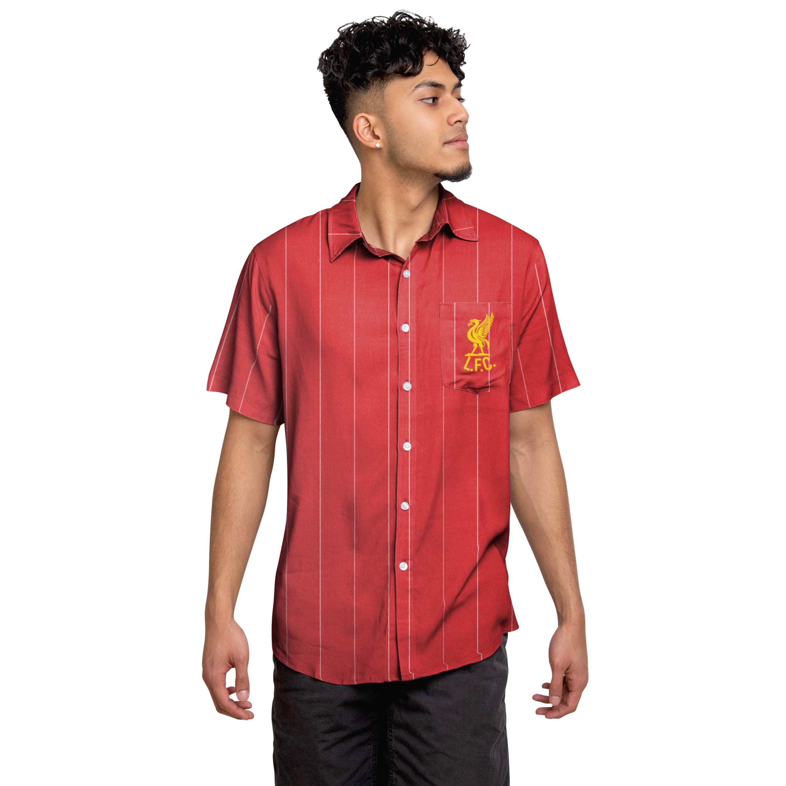 Foco Liverpool Official Fc Football Retro Short Sleeve Shirt Xxl