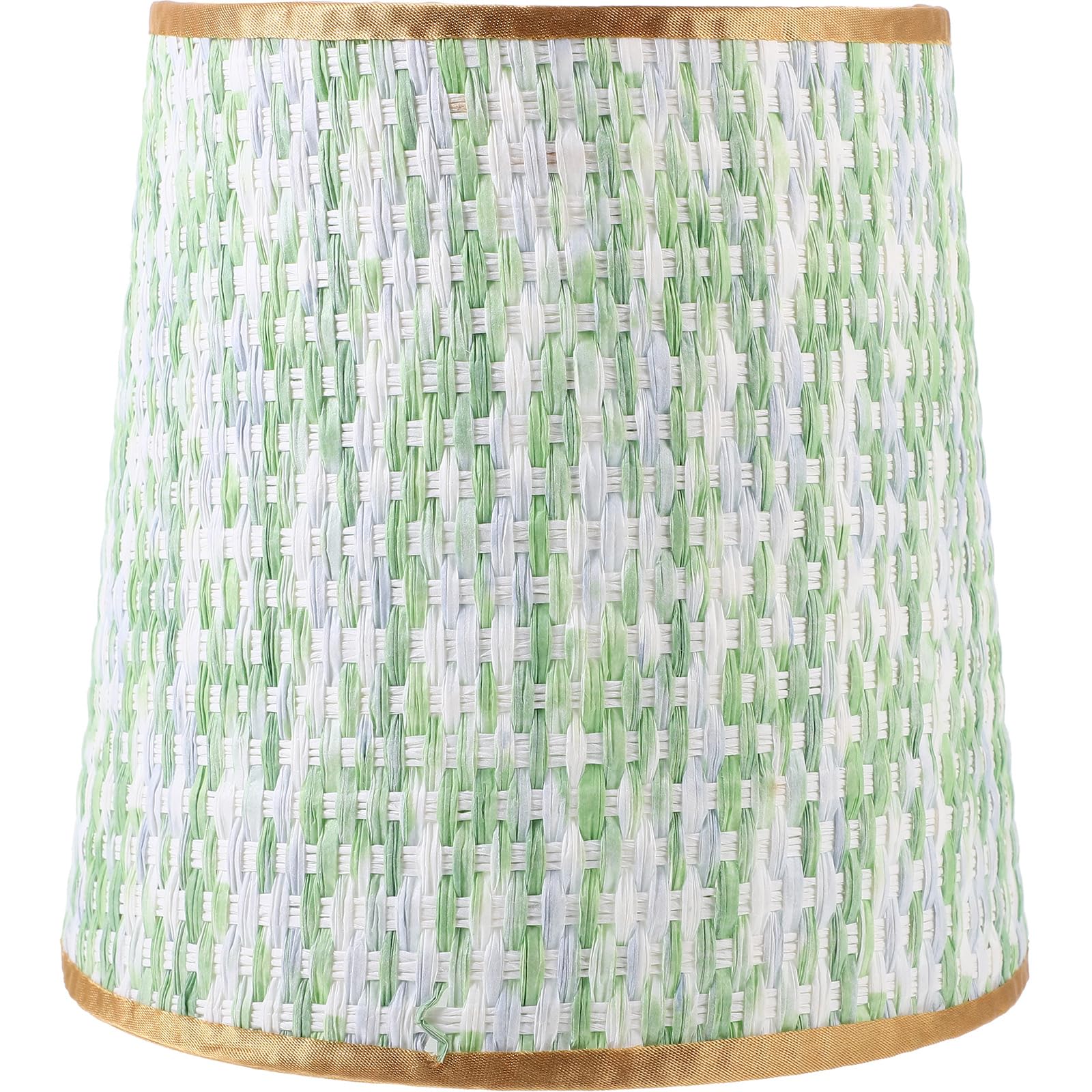 LIFKOME Woven Lamp Shade Colorful Fabric Lampshade Light Bulb Cover Cage Replacement Barrel Shape Lamp Covers for Table Lamp Bedside Lamp Floor Lamp