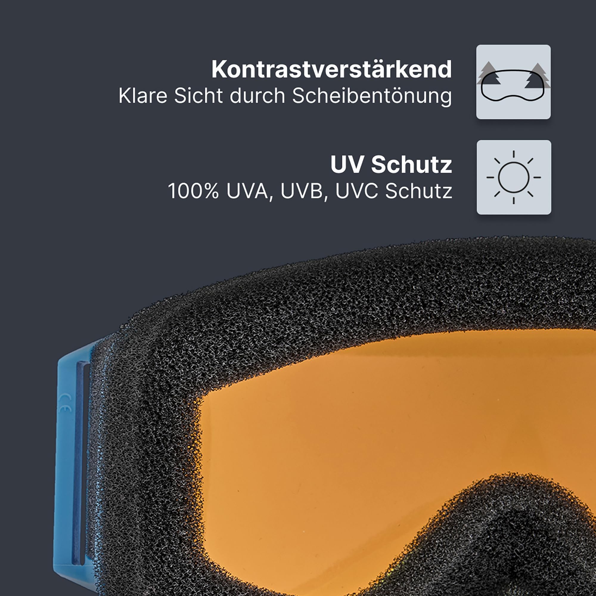 uvex speedy pro - stylische Allround-Brille mit Anti-Fog-Beschichtung und 100% UVA-, UVB, UVC-Schutz für Kinder