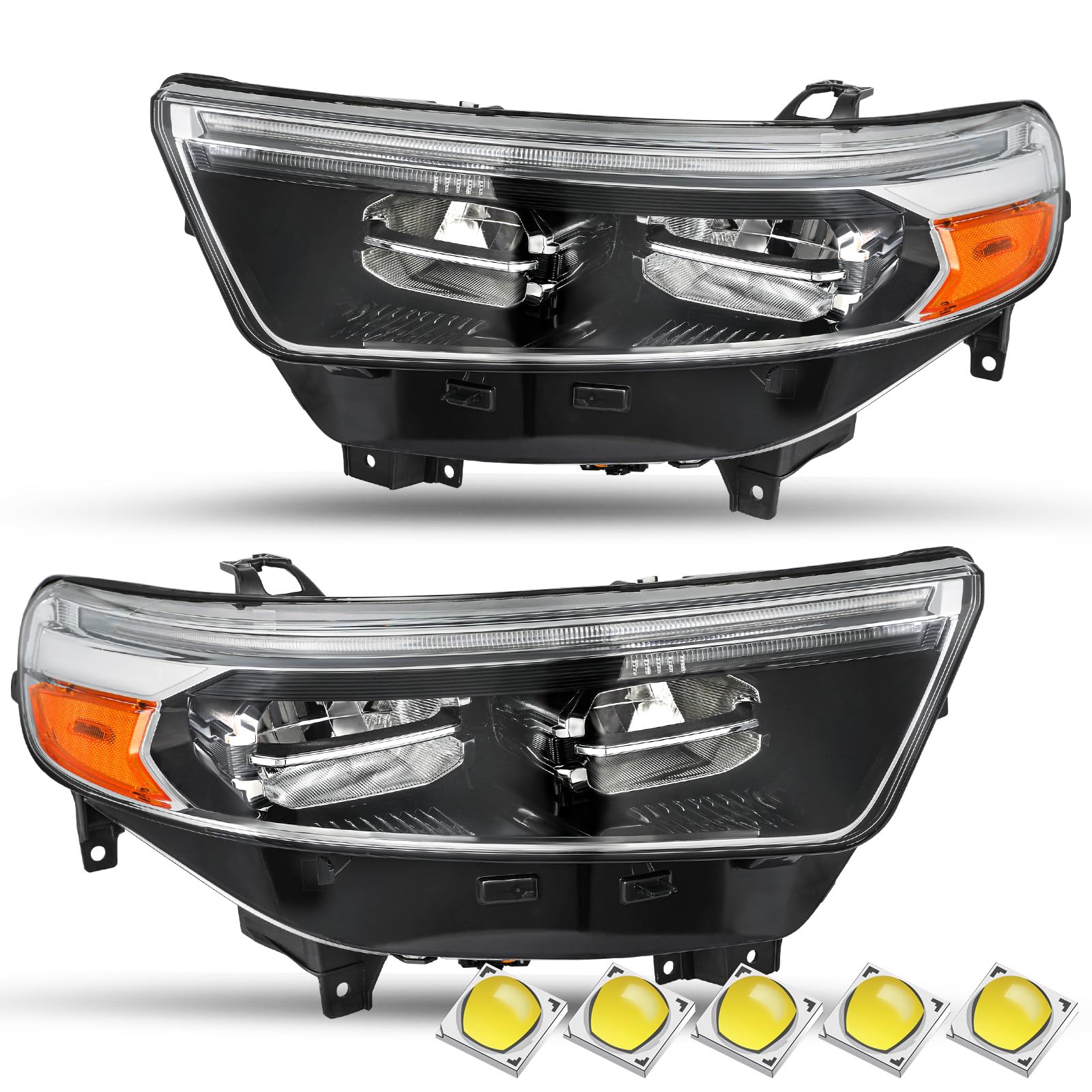 Amazon.com: JSBOYAT Full LED Headlight Assembly Replacement Bulbs