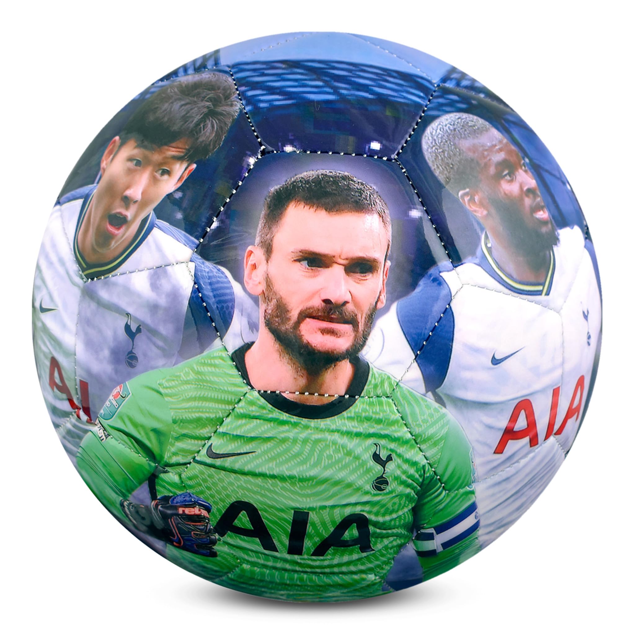North London Whites Hotspur FC Players Photo Football, 69L x 69W cm - Image 2