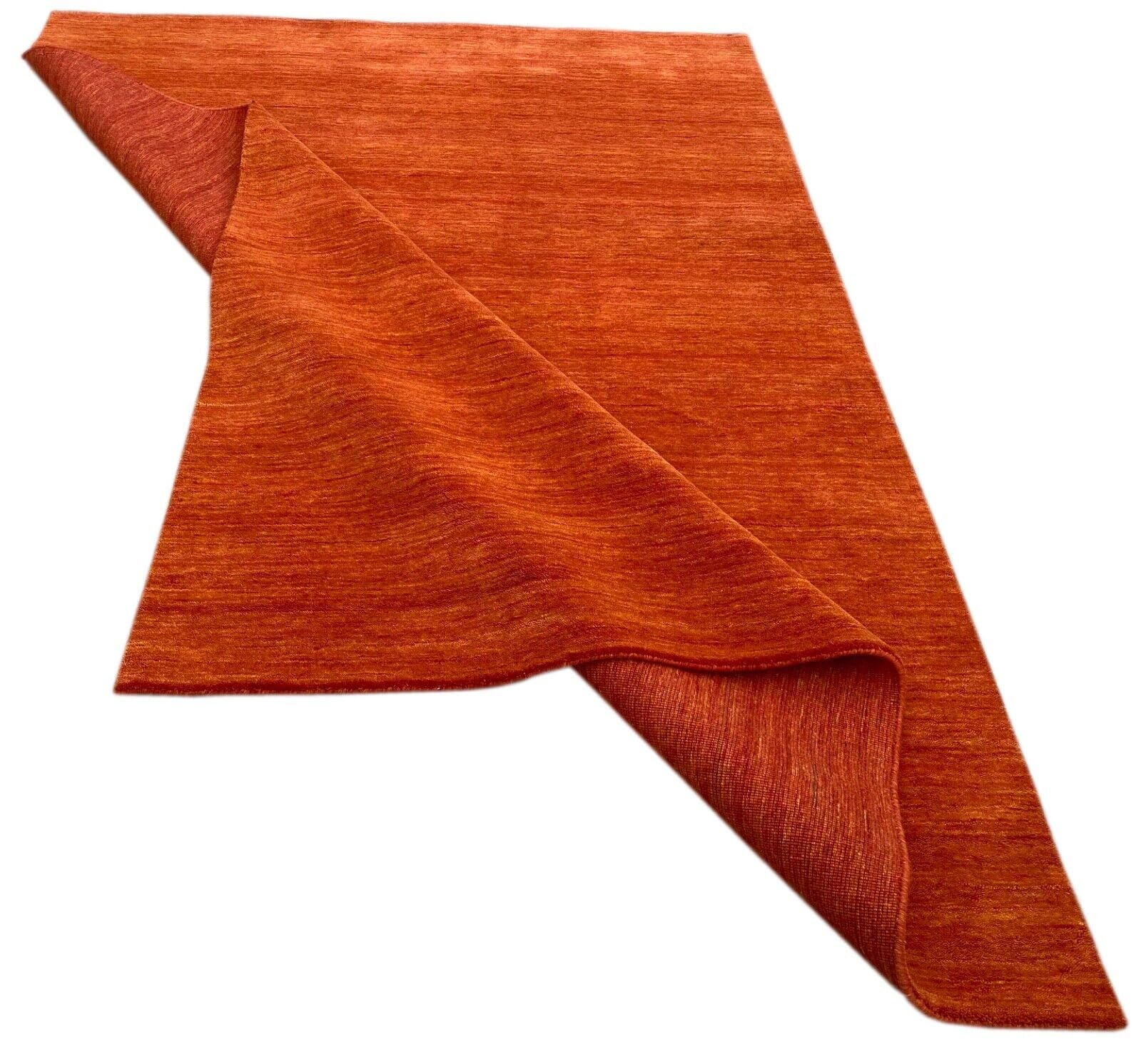 Tappeto orientale terracotta arancione, 140 x 200 cm, in lana