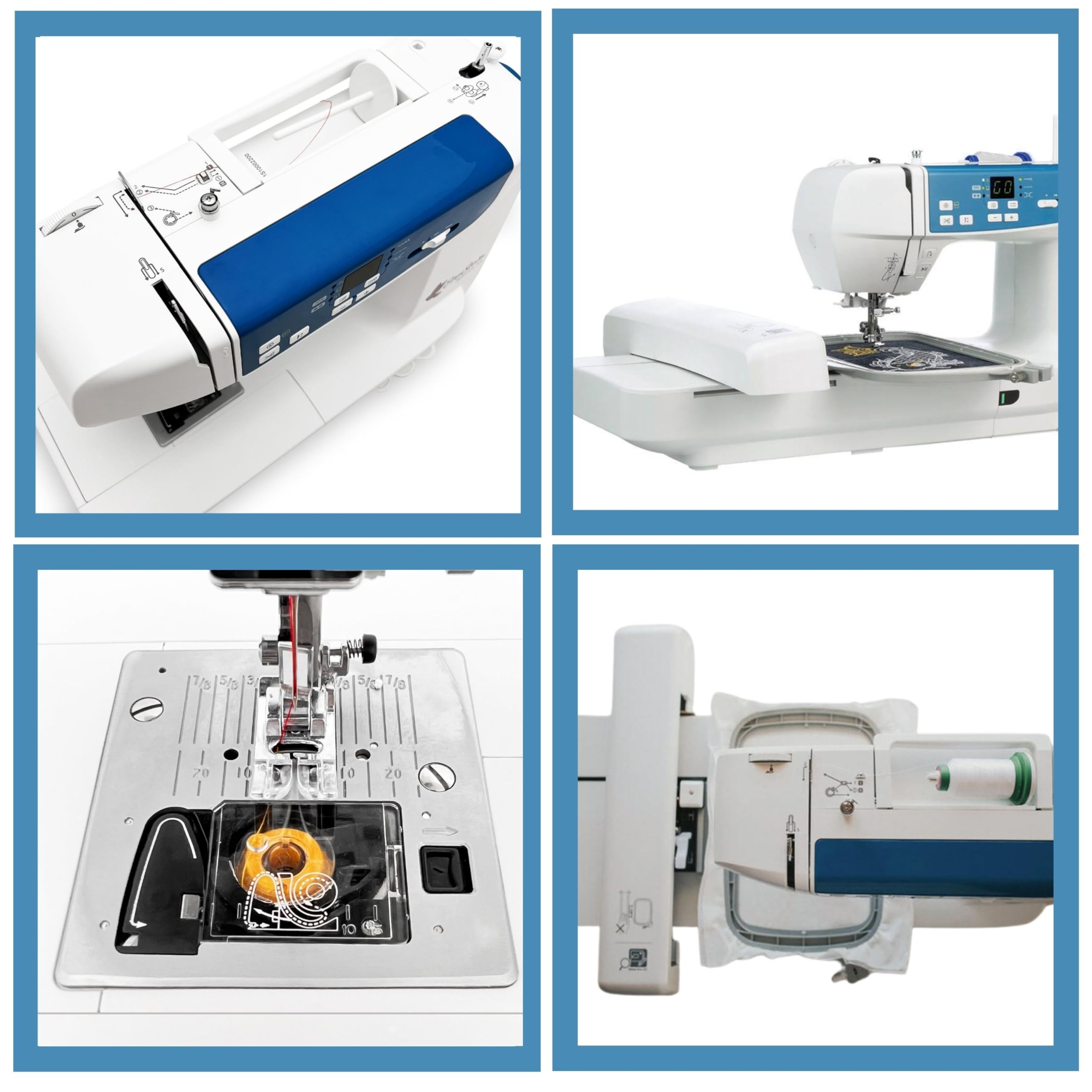 Amazon.com: EverSewn Sparrow X2 Sewing & Embroidery Machine with
