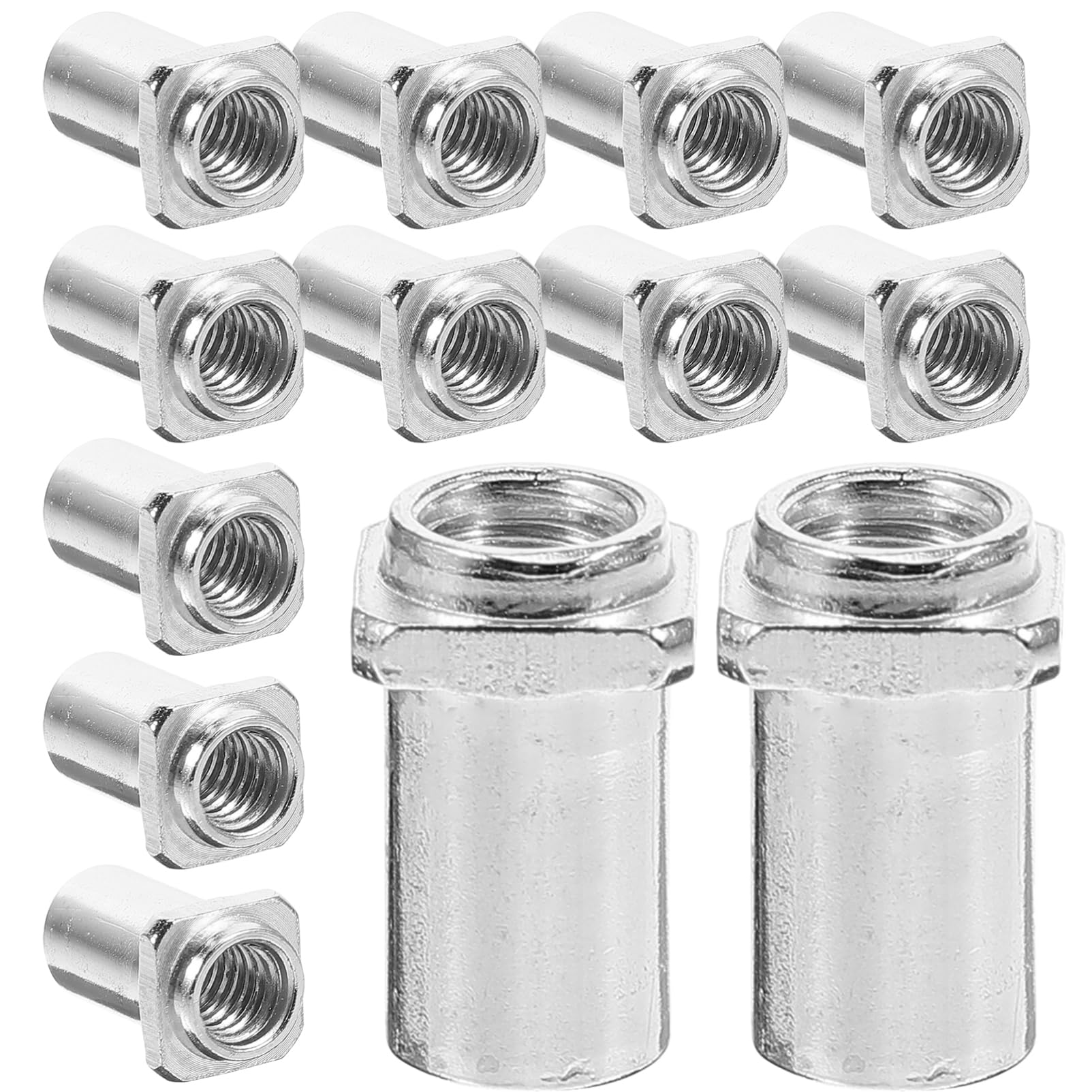 OFFSCH 2sets Swivel Nuts for Tom Drums 6mm Lug Nut Drum Accessories Parts 20pcs*2