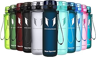 Super Sparrow Bouteille d'eau - Gourde - 350ml/500ml/750ml/1000ml - sans BPA - Convient pour Le Sport, la randonnée,...
