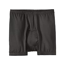 AmazonBasics Polyester Cycling Shorts with Inner Padding and Anti-Slip Leg Grips, Black, S