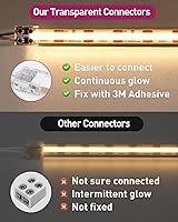 Vista 4 de EMITEVER Conectores de tira LED, 2 paquetes de conectores de luz de cinta LED, 2 pines, sin soldadura, tornillo de apriete, conector de extensión