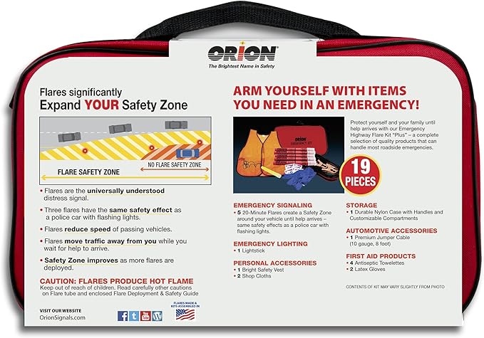 Kit de Seguridad Vial Orion Safety 8905 11 Piezas miniatura 2