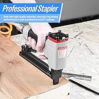 Vista 5 de meite 7116B - Engrapadora de tapicería calibre 22, corona de 3/8 pulgadas o corona C de 1/4 a 5/8 pulgadas de longitud, grapadora neumática