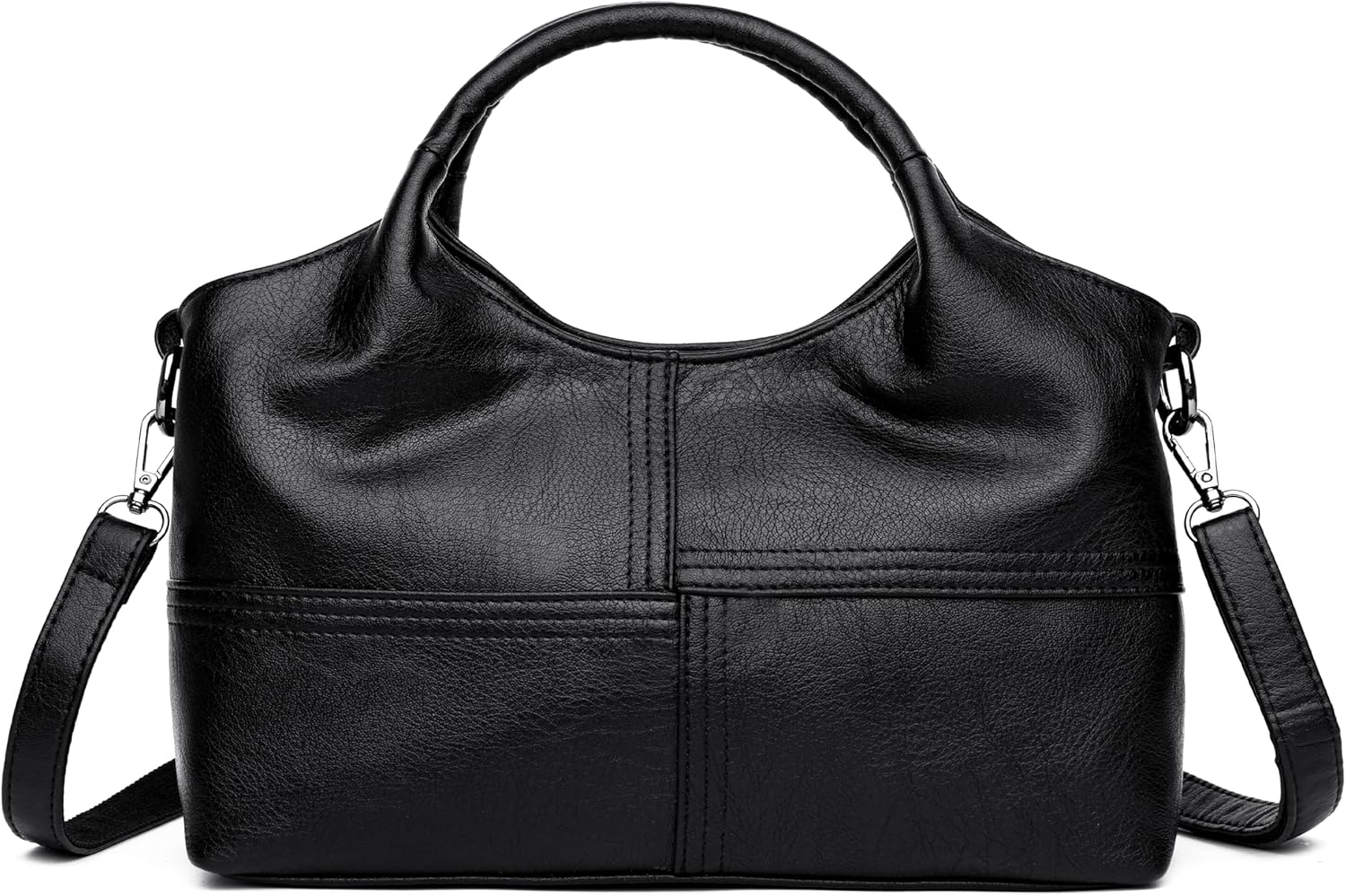 FSD. WG Leather Shoulder Bags Purses and Handbags for Women Top Handle Tote Satchel Ladies Hobo Bags