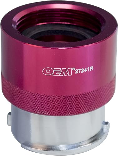 Vista 11 de OEMTOOLS 27247R Adaptador de radiador para probador de presión OEMTOOLS – Compatible con Ford Contour, Mazda Tribute, Jaguar XJ8/XK8 – No