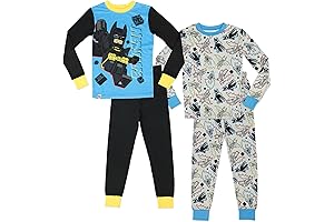 Batman Movie Boy's Pajama Set: The Caped Crusader's Cozy Sleepwear