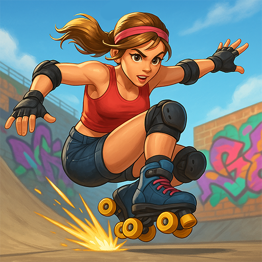 Roller Skate Master Girl - Skating Racer Skateboard Games