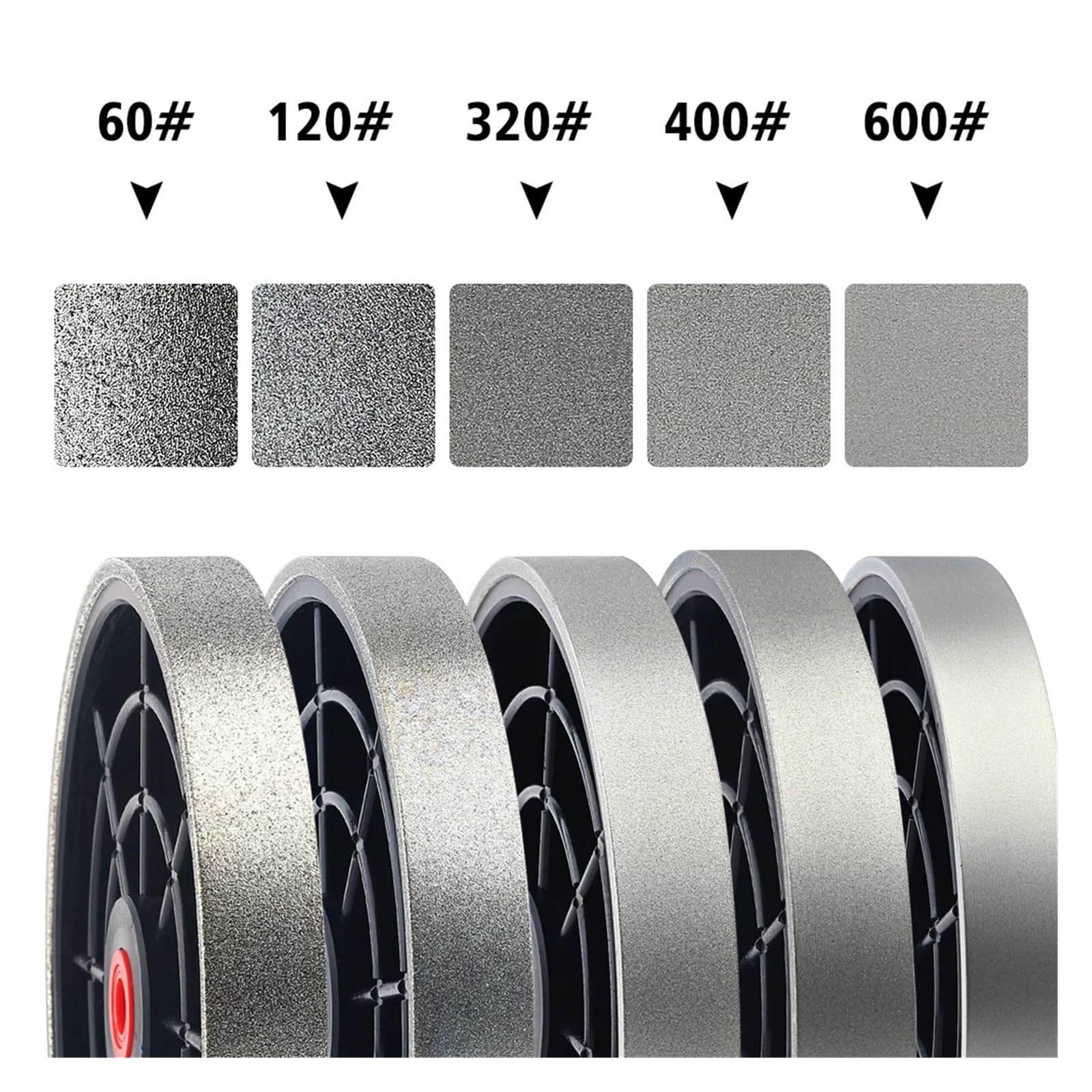 Diamentowe tarcze szlifierskie 200x25x25,4 mm do ostrzenia narzędzi ze stali szybkotnącej(Grit1200)