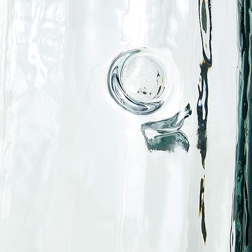 Miniatura 3 de KALALOU Cilindro pequeño de vela de vidrio acanalado, tamaño único, marrón