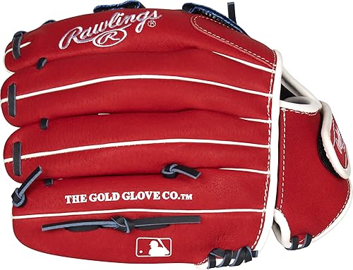 Miniatura 5 de Rawlings Sure Catch T-Ball y guante de béisbol juvenil  Tallas 9.5 a 11.5 pulgadas