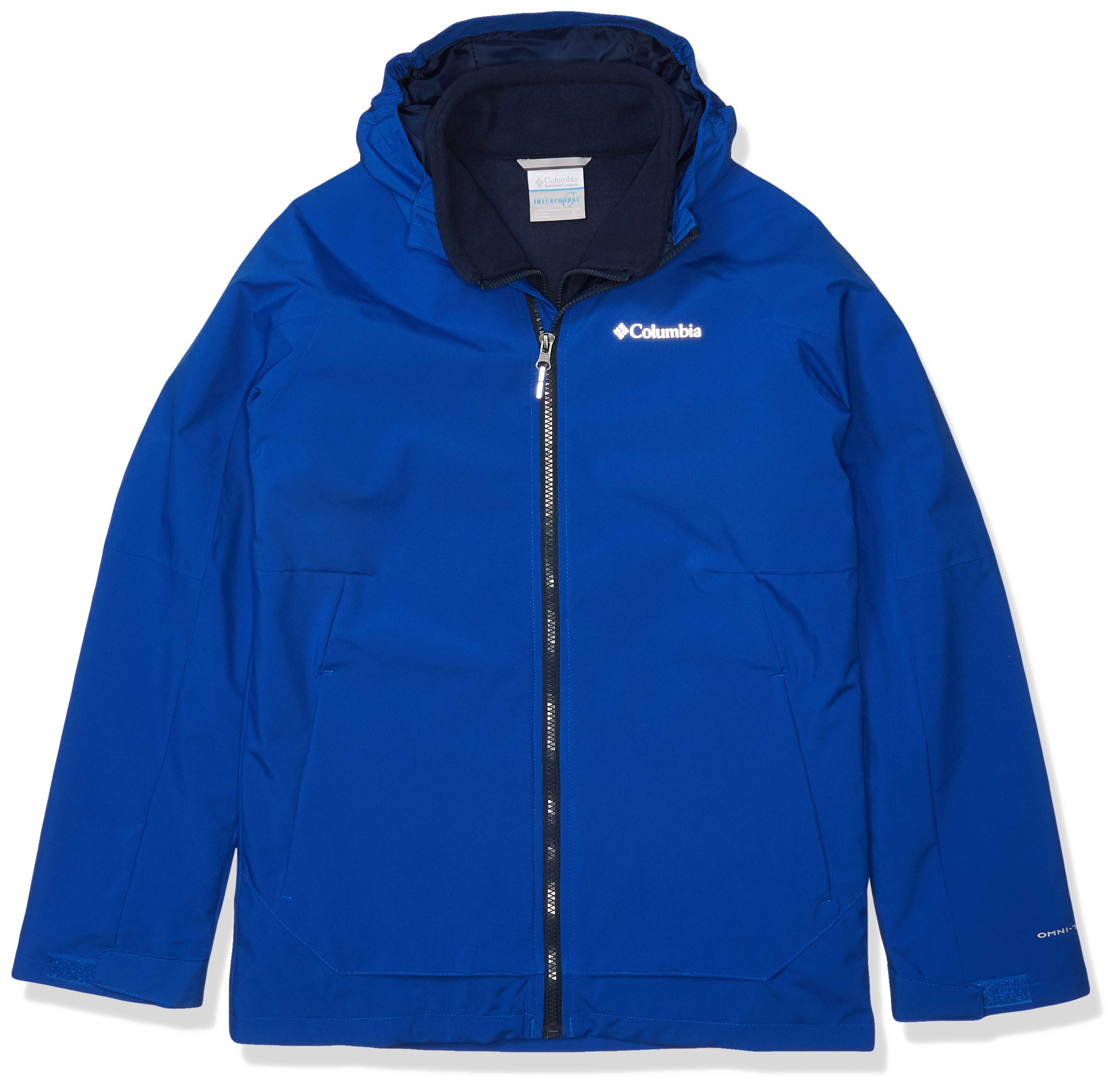 Columbia Kids Tolt Track Stretch Interchange Jacket (Little Kids/Big Kids) Azul MD (10-12 Big Kids)