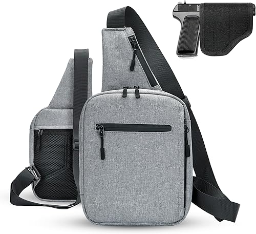 OSEV Bolsa de transporte oculta para hombres, bolsa EDC táctica para hombres, mochila para armas, bolsas para pistolas CCW, mochila de transporte