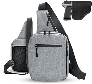 OSEV Concealed Carry Bag for Men EDC Bag Tactical Sling Bag for Men Gun Backpack Gun Bags for Handguns CCW Sling Bag Conceal Carry Backpacks - K OSEV