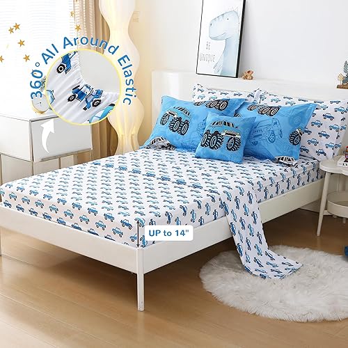 Miniatura 5 de Mooreeke Juego de ropa de cama de edredón de felpa tamaño individual que brilla en la oscuridad, suave y cálido de 2 piezas en una bolsa con funda,