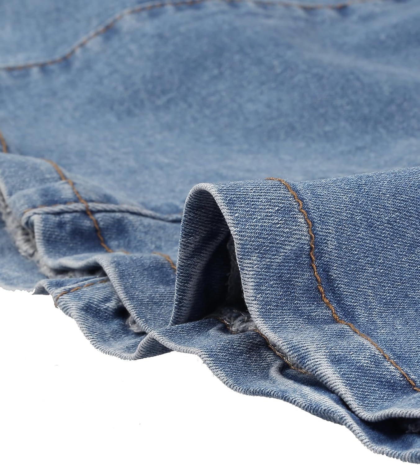 Allegra K Casual Denim Skirt for Women's High Waisted A-Line Flared Midi Skirts - Image 5