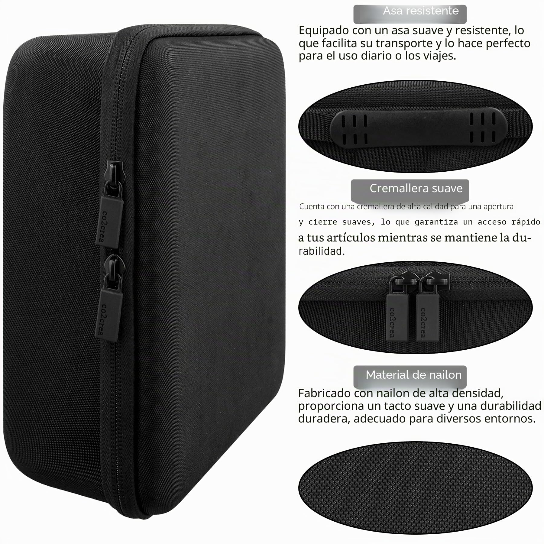 co2CREA Duro Viajar Caja Estuche Funda para Omron Tensiómetro X7 Smart(Funda Solo,Case Only)