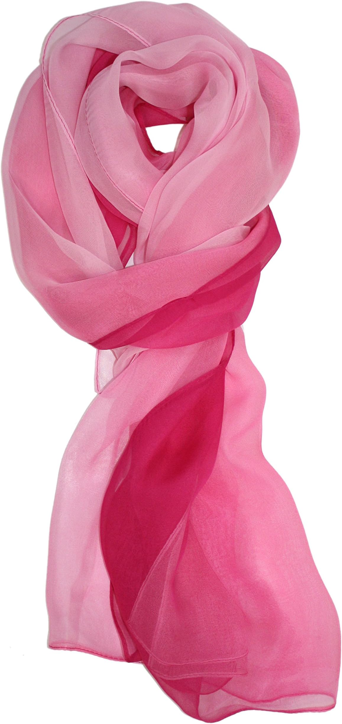 Ted and JackTed and Jack - Silk Ombre Lightweight Accent Scarf (Pink Ombre)