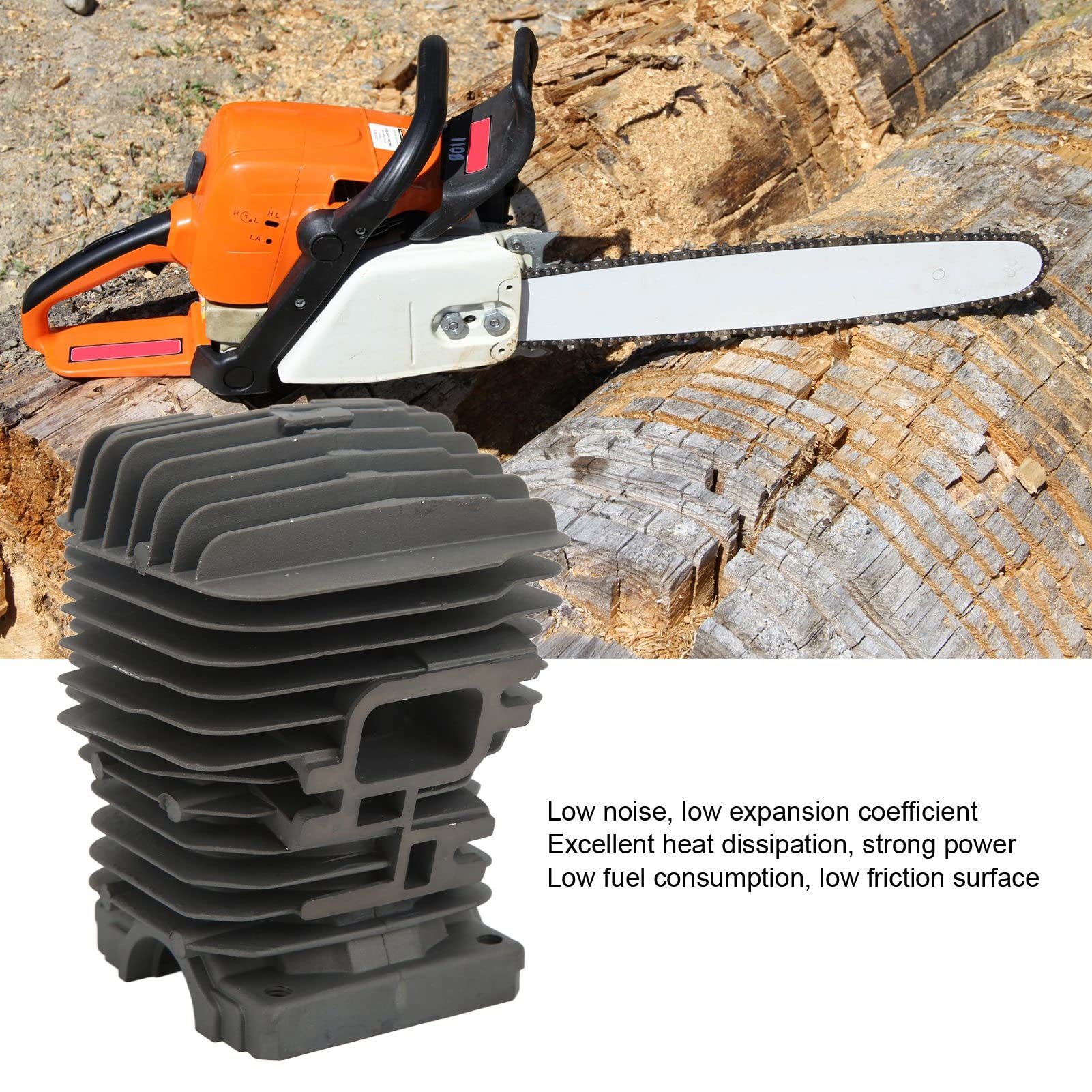 Kit De Pistón De Cilindro BOROCO De 46mm 1127 020 1216 Reemplazo De Potencia Fuerte De Bajo Ruido Para Motosierra STIHL MS390 MS290 MS310 029 039