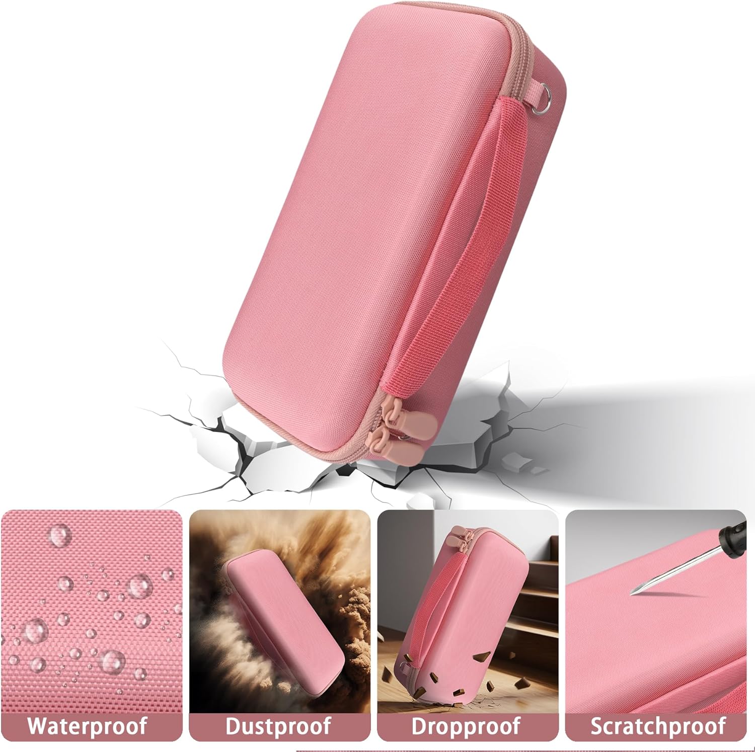 Hard Portable Case Compatible with Bose New SoundLink Flex 2nd Gen/Bose SoundLink Flex Bluetooth Portable Speaker,Petal Pink Case - Image 6