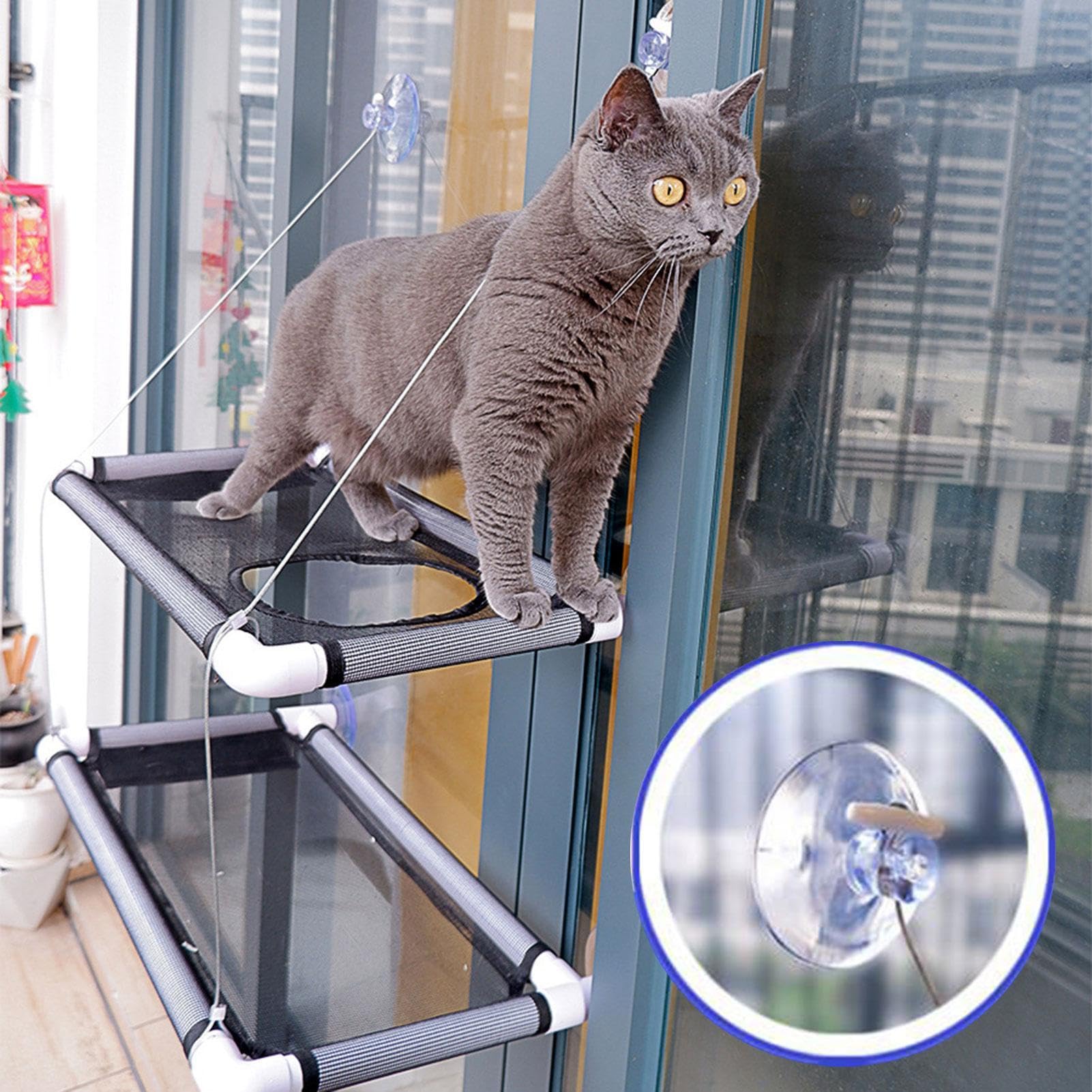 Katzen Fensterbett Saugnapf