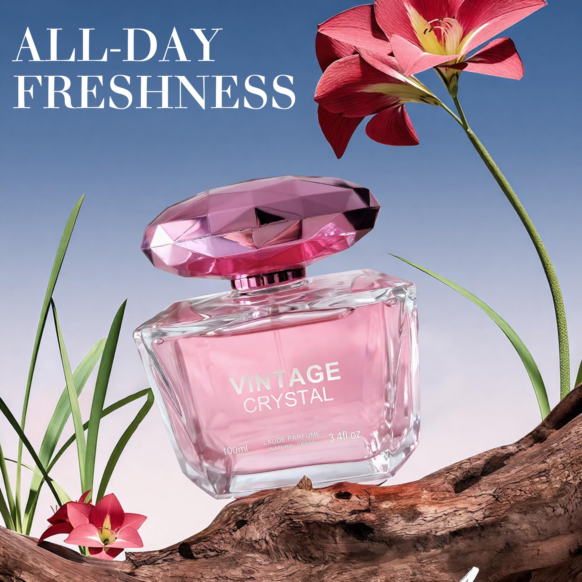 Amazon.com : AFLUXE Vintage Crystal Women Perfume–Bold