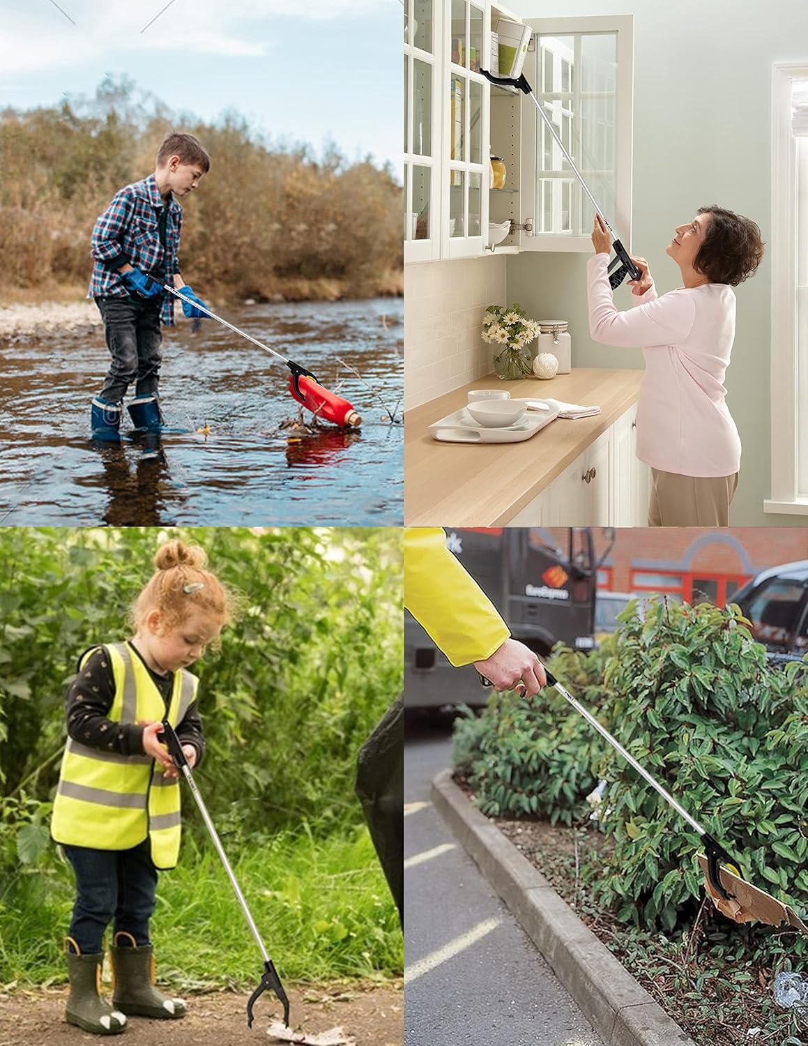 Buy CapraFc® Litter Picker with Claw, Long Arm Grabber Stick