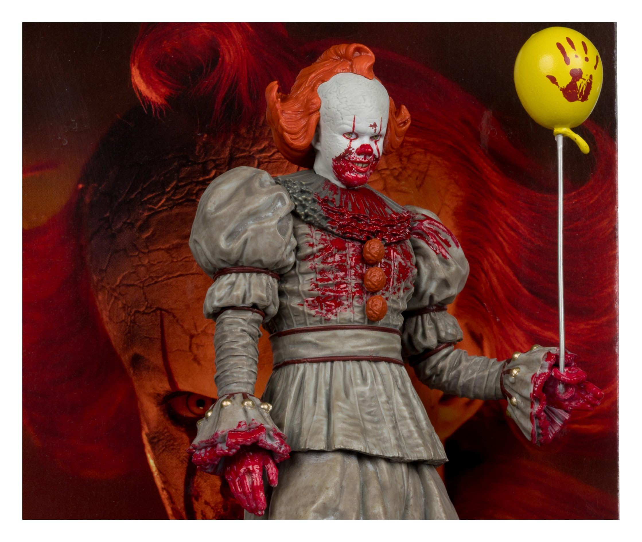 McFarlane Es Welcome to Derry Movie Maniacs Figur Pennywise (Bloody) 16 cm