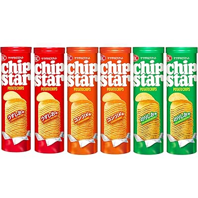 ヤマザキビスケット 【Amazon.co.jp限定】チップスターL 3種アソート 計6個