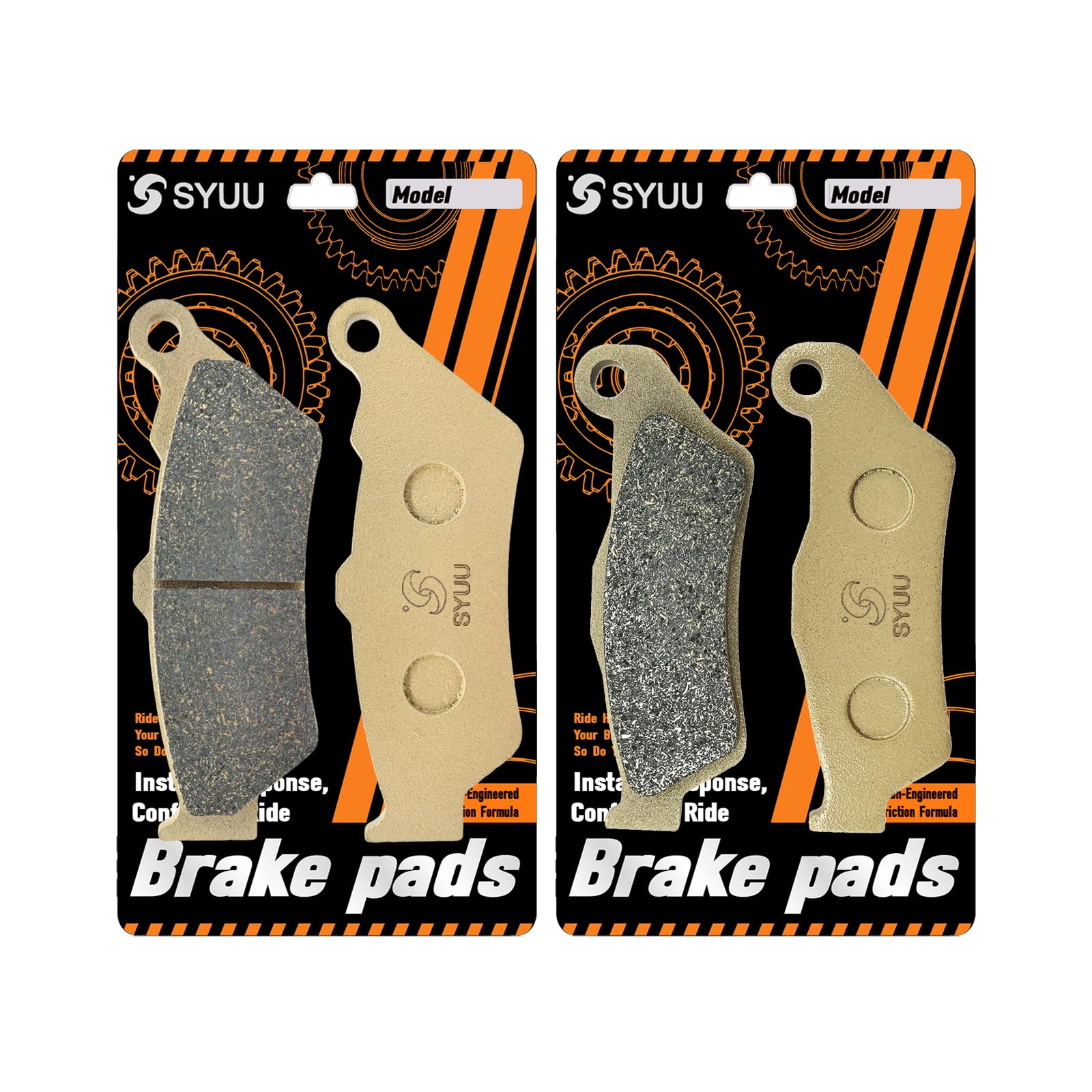 S SYUU Pastiglie Freno Anteriore e Posteriore per moto Compatibili con Harley XG 500/750 Street XG 750 A Street Rod 2016-2018 per montagna, tour motocistici, lunghe percorrenze FA209F FA181R
