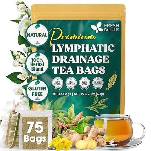 Miniatura 96 de FreshDrinkUS, 135 bolsas de té de cardo mariano premium, 100% natural y puro de semillas de cardo mariano. Té de hierbas con semillas de cardo