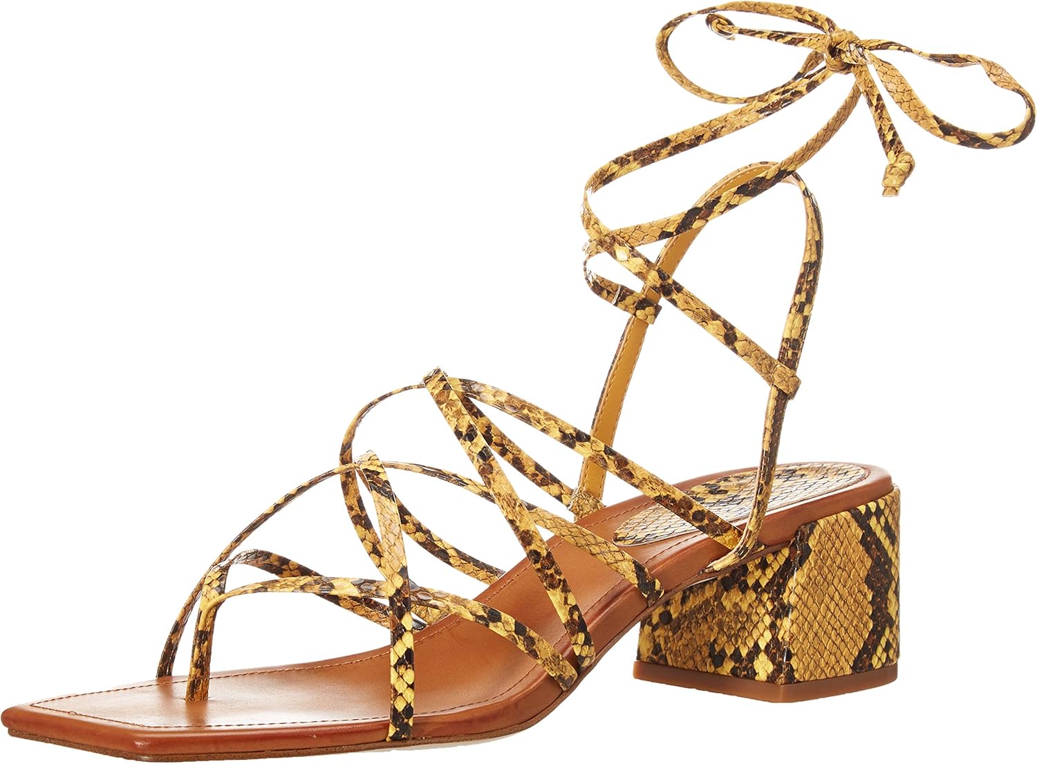 Jessica Simpson Women's Ivelle Heeled Sandal, Dijon, 5.5