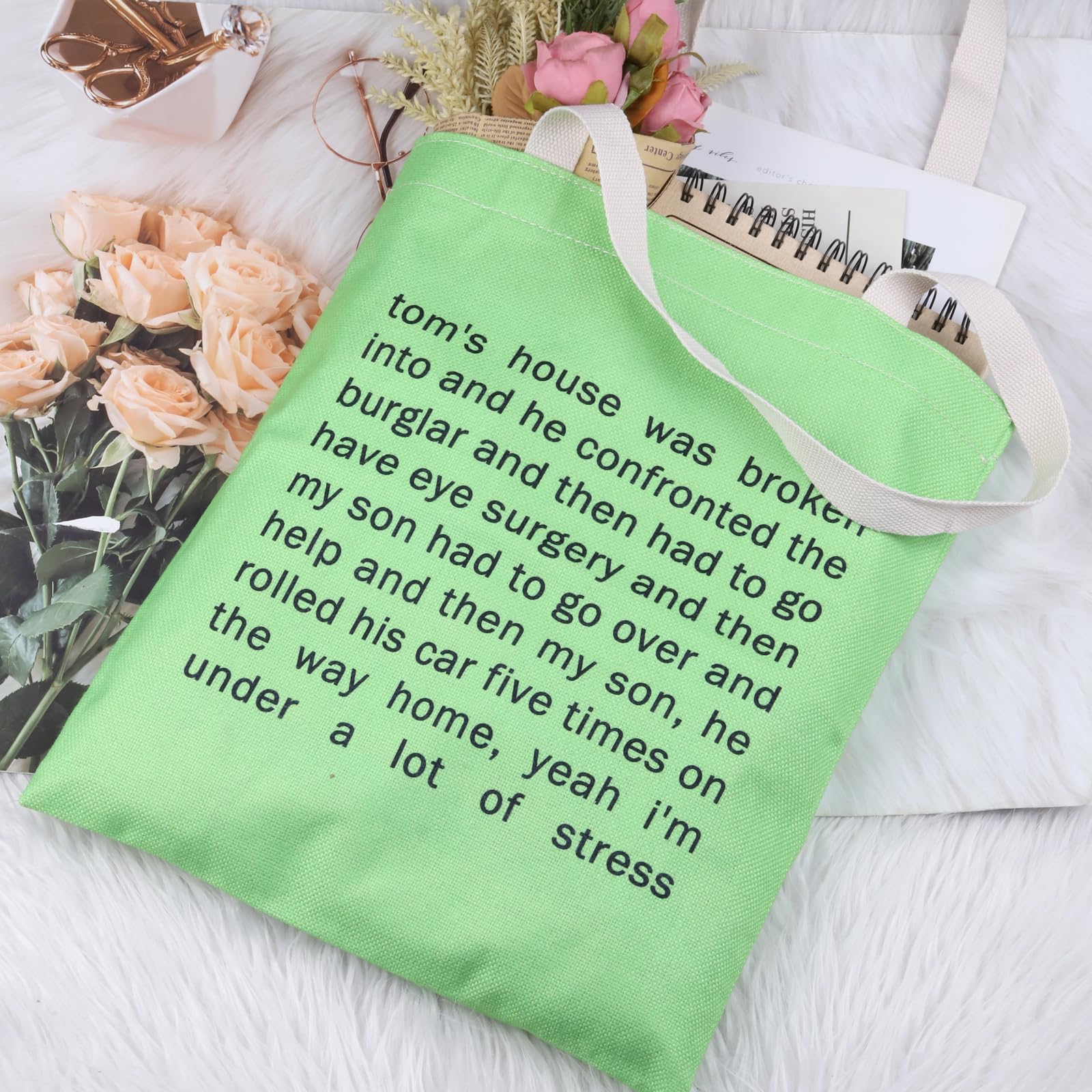 Tom's House Was Broken Into Gift Real Housewives Gift Beverly Hills TV Show Inspired Gift Tote Bag