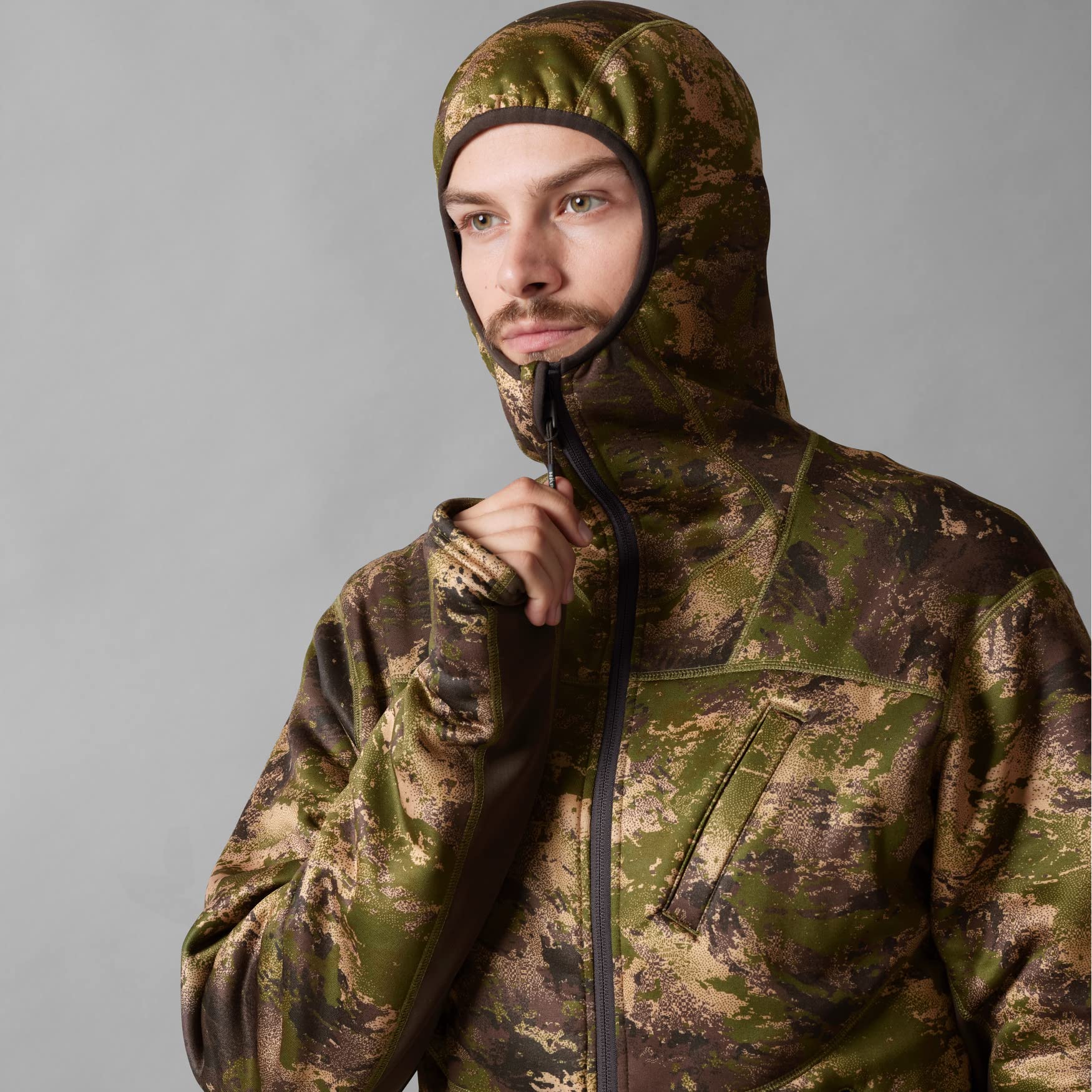 Härkila | Deer Stalker camo fleece hoodie | Professionelle Jagd Kleidung & Jagd Zubehör für Herren & Damen | Skandinavische Qualität Made to Last |