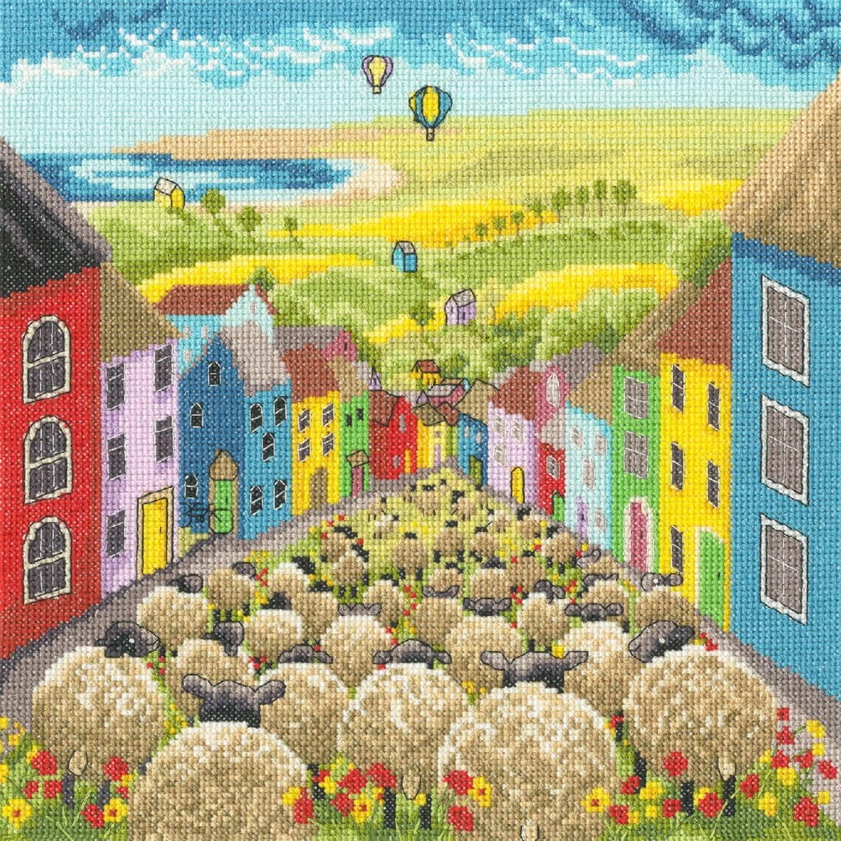Bothy Threads White Counted Cross Stitch Kit - Wool Meet Again