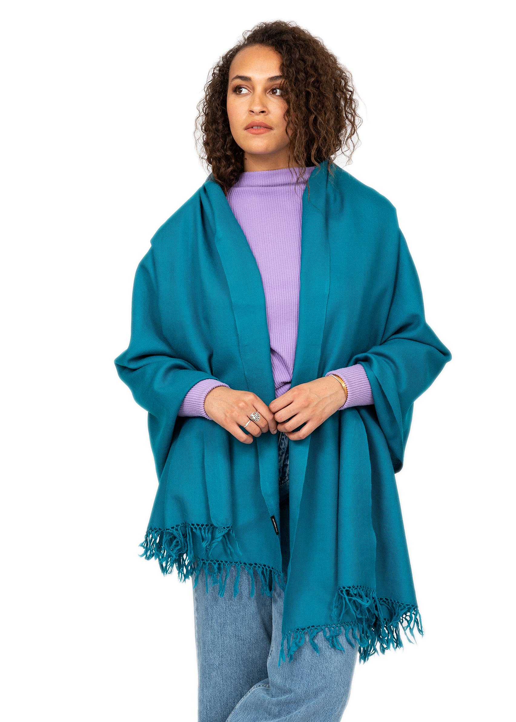 likemary Schals & Tücher für Damen – Weicher Wollschal & Halstuch für Herbst und Winter – Leichter XXL Schal – Große Tücher für Damen – Fairtrade Geschenk