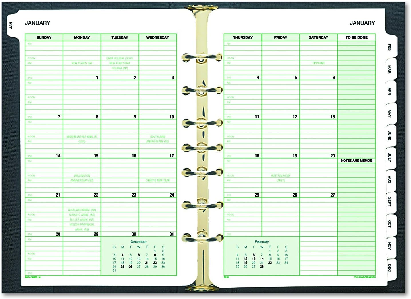 87329 Monthly Calendar Refill Amazon.co.uk Stationery & Office