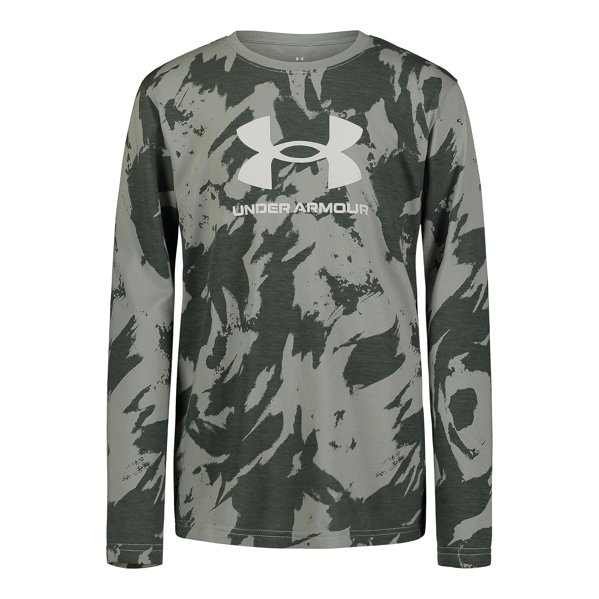 Under Armour Boys Long Sleeve Shirt, Crewneck, Lightweight and Breathable