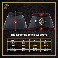 Vista 6 de Kavallerie PRO-K Botas de Campana Suaves Sin Giro Protección Definitiva de Cascos, con Sistema de Sujeción Anti-Giro, Duraderas y Previene