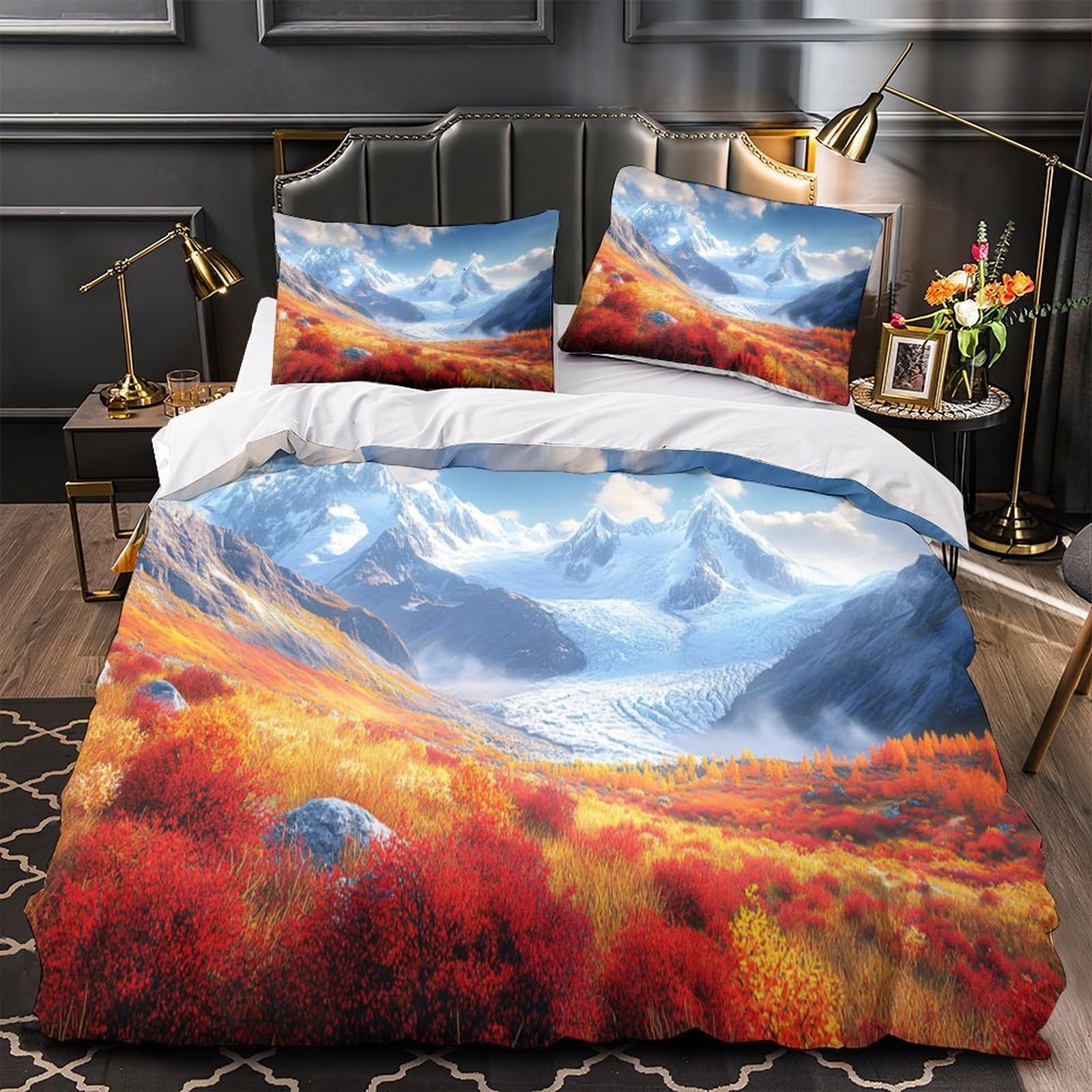 Parure de lit style japonais Mont Fuji pour transformer votre chambre d'ado
