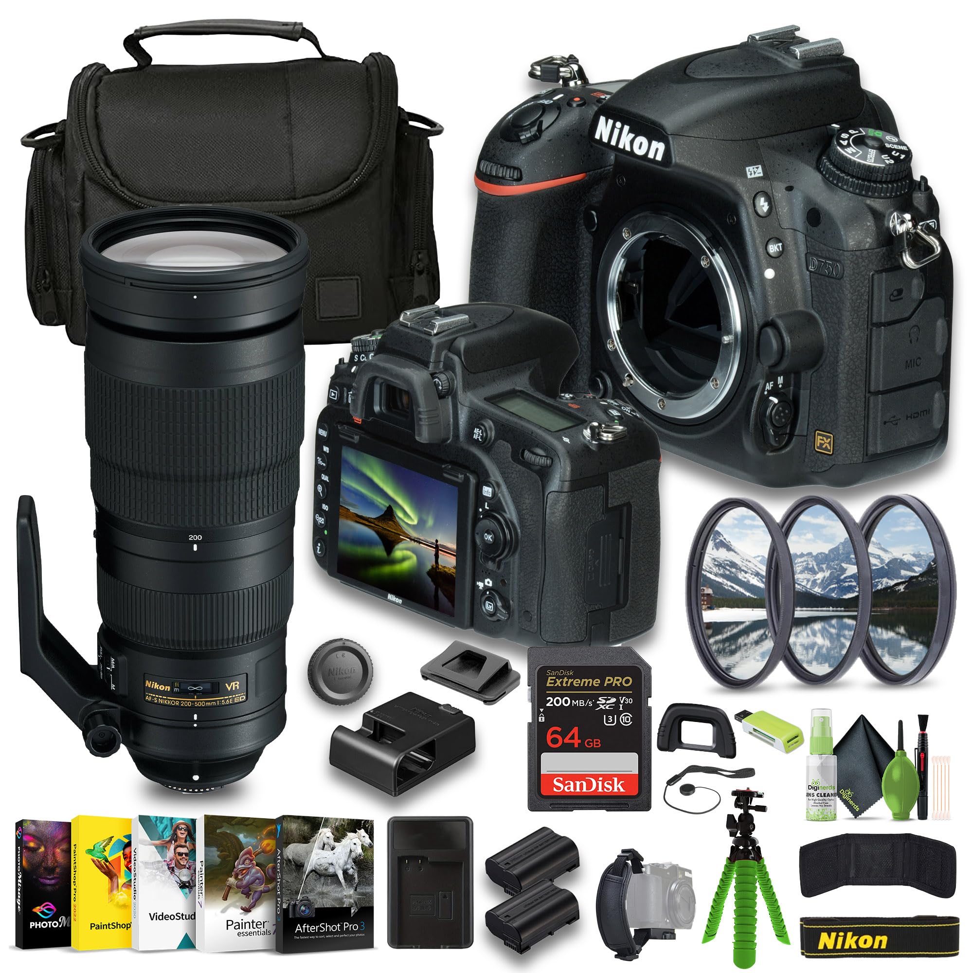 Amazon.com: Nikon D750 FX-Format Digital SLR Camera + EN-EL15C